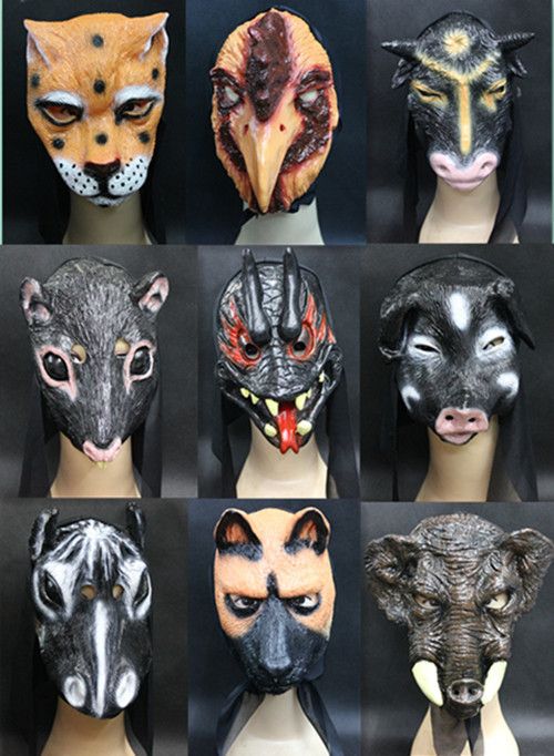 Mix Style Different animals Halloween Mask Costume Party mask hood masquerade mask Venetian mask 10pcs/lots S21 Mix Style Different animals Halloween Mask Costume Party mask hood masquerade mask Venetian mask 10pcs/lots S21