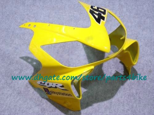 ABS Plástico Kit de Feira para Honda CBR600 01-03 Amarelo / Branco Nastro Azzurro Body Work Parts CBR600 F4i 2001 2002 Fairings com 7 presentes