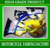 Kit de carénage en plastique ABS pour Honda CBR600 01-03 Jaune / Blanc Nastro Azzurro Body Travail du corps CBR600 F4I 2001 2002 2003 Farécences avec 7 cadeaux