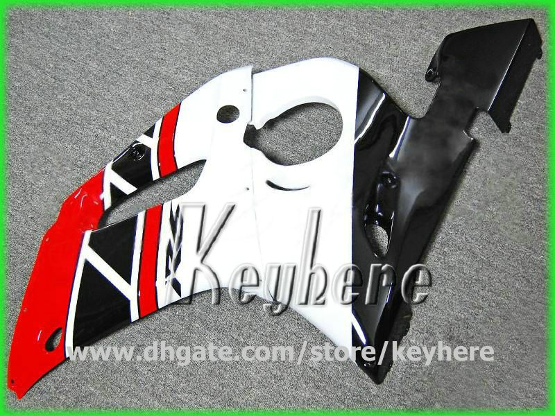 GRATIS 7 geschenken Aanpassen Fairing Kit voor YZF R6 1998 1999 2000 2001 2002 YZFR6 98 99 00 01 02 BIJGELIJKHEID G1H Rood Zwart Wit Motorfiets Carrosserie