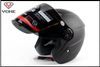 Motocykl Matt Black Half Helmet Cool Motocross Yohe 837R Elektryczne rower wodny hełm bezpieczeństwa YH837 Pół twarzy DOT6079788