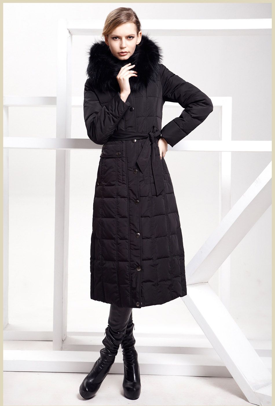 Best Luxury Elegant 2013 Women Long 90% Down Coat Overcoat Winter Warm ...