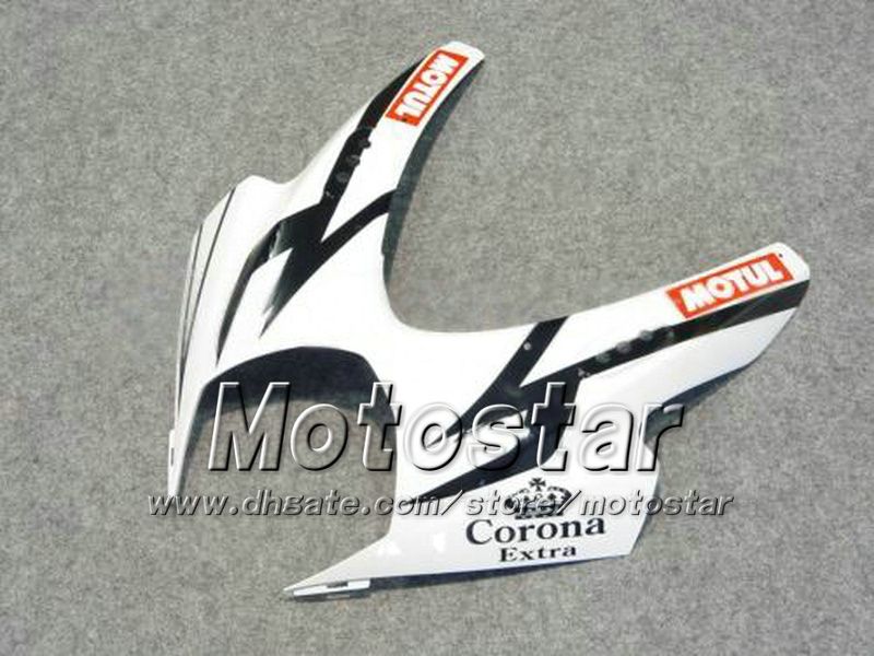 7 gåvor Motorcykelmässor för Suzuki 2007 2008 GSX-R1000 07 08 GSX-R1000 K7 GSXR1000 GSX R1000 White Corona ABS Fairing DD71