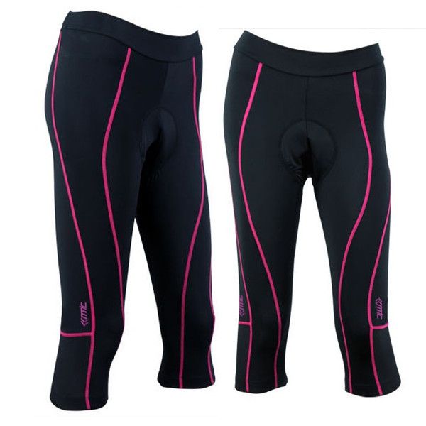 ladies padded cycling capri pants