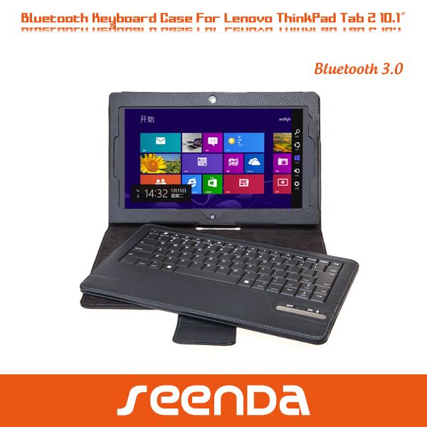 For Lenovo ThinkPad Tablet 2 Wireless Bluetooth Removable Keyboard Case