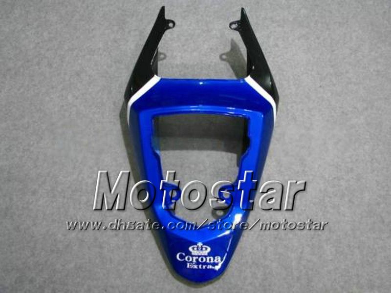 Fairings Body Kit för Suzuki GSXR 600 750 K4 2004 2005 GSXR600 GSXR750 04 05 R600 R750 Blue Black Corona Fairing Set EE18