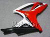 7gifts حقن مصبوب العاطفة مجموعة ل Suzuki 2006 2007 GSXR 600 750 K6 GSXR600 GSXR750 06 07 R600 R750 Red White Bodywork Fairing