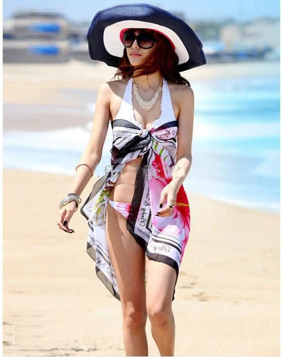 bathing suit scarf wrap