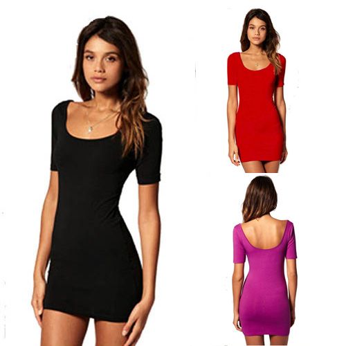 stretch mini dress