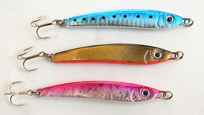 Fishing Lure Jig Bait Lead Bait Fake bait Lead weights Metal Lure Fishing tackle two size 28g 18g