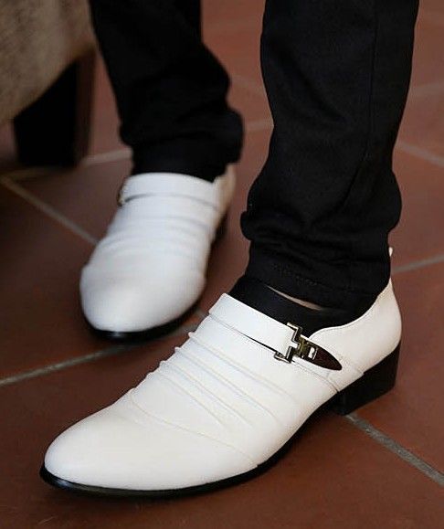 white casual dress shoes mens