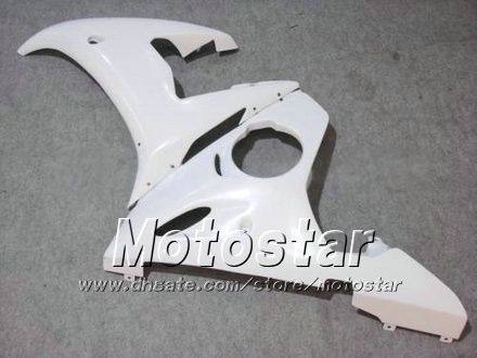 7 هدايا فادغز جسم مجموعة من أجل Yamaha 2003 2004 YZF-R6 03 04 YZFR6 YZF R6 YZF600 GRAY WHITE FAIRING SET GG73