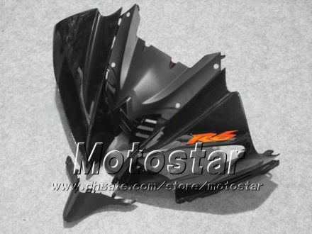 Set carenatura YAMAHA 2008 2009 2010 YZF-R6 08 09 10 YZFR6 08 09 10 YZF R6 YZFR600 rosso in carenature moto nere hh51