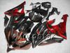 Fairing set for YAMAHA 2008 2009 2010 YZF-R6 08 09 10 YZFR6 08 09 10 YZF R6 YZFR600 red in black Motorcycle Fairings hh51