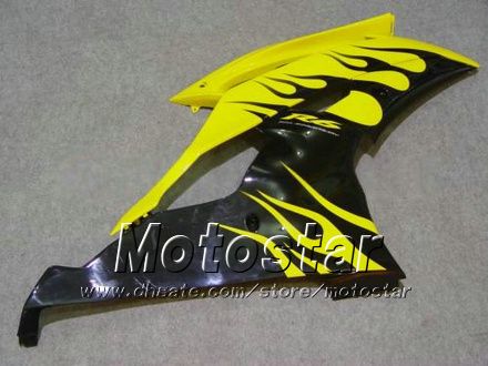 7 Gåvor Fairing Set för Yamaha 2008 2009 2010 YZF-R6 08 09 10 YZFR6 08 09 10 YZF R6 YZFR600 Motorcykel Fairings HH58