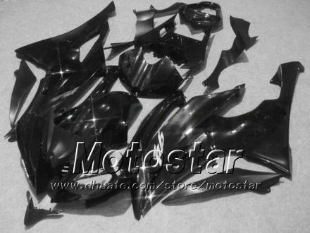 مجموعة Fairing لـ Yamaha 2008 2009 2010 YZF-R6 08 09 10 YZF R6 YZFR600 Glossy Black Motorcycle Fairings HH59