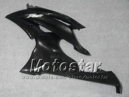 Juego de carenado para YAMAHA 2008 2009 2010 YZF-R6 08 09 10 YZF R6 YZFR600 negro brillante Carenados de motocicleta hh59