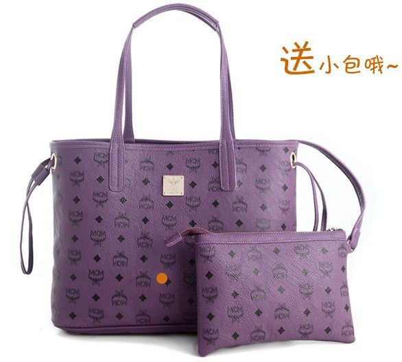 mcm mini shopper bolsa