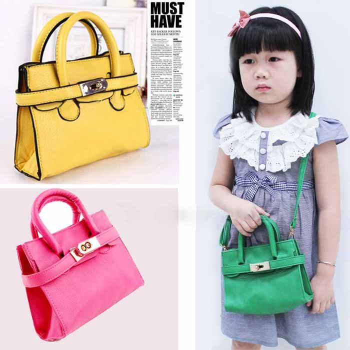 Wholesale Newest Arrival PU Leather Lovely Childrens Purses Girl