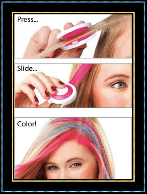 Temporary Hair Chalk Fashion Hair dye Tool Have 4 Hot Pink Blue Fuchsia and Neon Green Temporary Hair Chalk Fashion Hair dye Tool Have 4 Hot Pink Blue Fuchsia and Neon Green