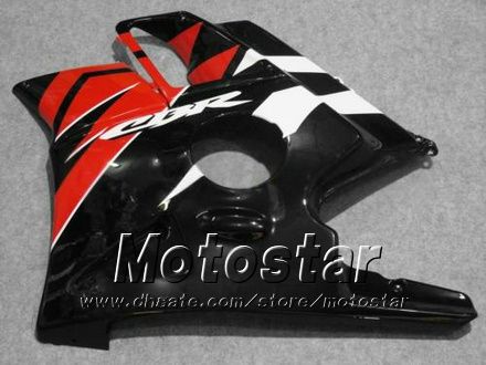 Carenagem de carroçaria para HONDA CBR600 F2 91 92 93 94 CBR600F2 1991 1992 1993 1994 CBR 600 vermelho preto carenagem personalizada kit jj38