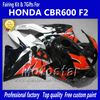 HONDA CBR600 F2 차체 용 페어링 91 92 93 94 CBR600F2 1991 1992 1993 1994 CBR 600 빨간색 검정 주문형 페어링 키트 jj38