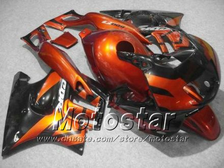 Carénages de carrosserie pour HONDA CBR600F3 95 96 CBR600 F3 1995 1996 CBR 600 F3 95 96 carénages personnalisés orange rouge noir