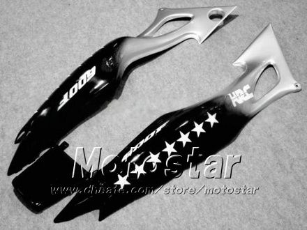 ABS Fairing Kit لـ Honda CBR600 F3 97 98 CBR 600 F3 1997 1998 CBR 600F3 97 98 Black Silver Sevenstar Custom Fairings