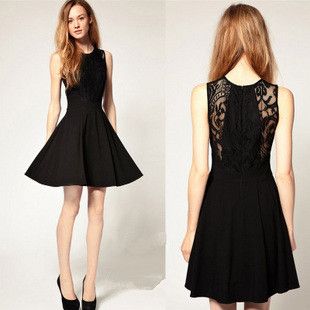 black colour 1 piece dress
