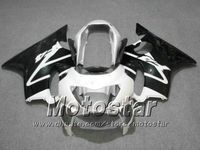 7 Gåvor Fairings Bodywork för Honda Kit CBR 600 CBR600 F4 99 00 CBR600F4 1999 2000 Custom White Black Aftermarket Fairing JJ63