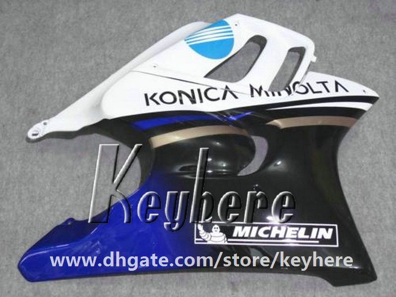 Gratis 7 geschenken ABS Plastic Fairing Kit voor HONDA CBR600 95 96 CBR 600 1995 1996 F3 Backings G4C Hoogwaardige Konica Blauw Wit Motorfiets Onderdelen