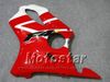 Customize injection fairings for HONDA CBR600F4i 01 02 03 CBR600 F4i CBR 600 F4i 2001 2002 2003 white red motorcycle fairing