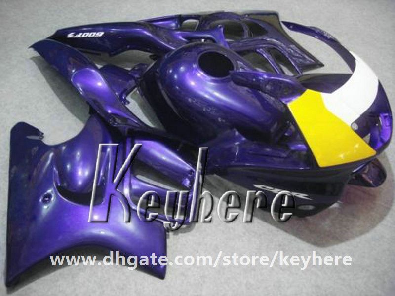 Kit carenatura custom da 7 regali Honda CBR600 95 96 CBR 600 1995 1996 Carene F3 G3d vendita calda carrozzeria moto nero giallo