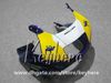 무료 선물 7 혼다 CBR 600 91 92 93 94 CBR600 1991 1992 1993 1994 F2 fairings G1C 고급 노란색 파란색 오토바이 부품을위한 페어링 키트