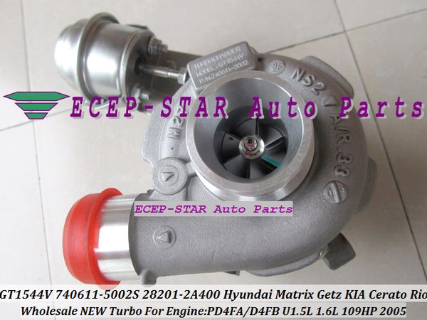 

Gt1544v 740611 740611 5003 782403 28201 2a400 turbo turbocharger for hyundai matrix getz for kia cerato rio pdride 1 5l crdi d4fa d4fb 1 6l