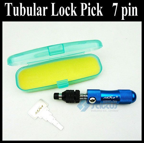 

Tubular pick,locksmith tools,Key Lock Pick Set,Adjustable Manipulation Lock Pick 7 Pin Tubular