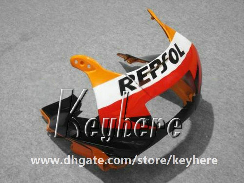 Gratis 7 presenter Fairing Kit för Honda CBR 600 91 92 93 94 CBR600 1991 1992 1993 1994 F2 Fairings G2C Högkvalitativa Repsol Orange Motorcykeldelar