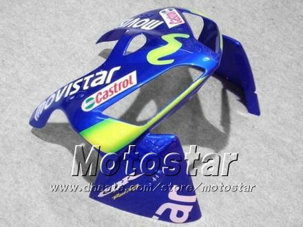 7 الهدايا Fairings Bodykit لهوندا CBR600RR F5 2005 2005 CBR 600 RR 05 06 CBR600 600RR الأزرق Movistar دراجة نارية Fleading KK18