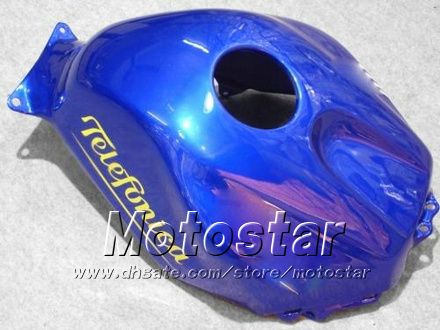 7 Geschenke Verkleidungen Bodykit für HONDA CBR600RR F5 2005 2006 CBR 600 RR 05 06 CBR600 600RR blau Movistar Motorradverkleidung kk18
