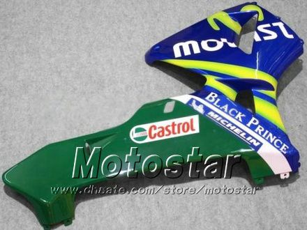 Honda CBR600RR için 7 Hediyeler Kurumlar Bodykit F5 2005 2006 CBR 600 RR 05 06 CBR600 600RR Mavi Movistar Motosiklet Periering KK18