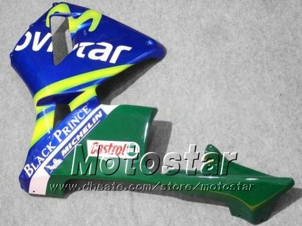 Honda CBR600RR için 7 Hediyeler Kurumlar Bodykit F5 2005 2006 CBR 600 RR 05 06 CBR600 600RR Mavi Movistar Motosiklet Periering KK18