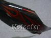 Kit de carénage pour HONDA CBR600RR F5 2005 2006 CBR 600 RR 05 06 CBR600 600RR, flamme orange en noir, carénage de moto kk38