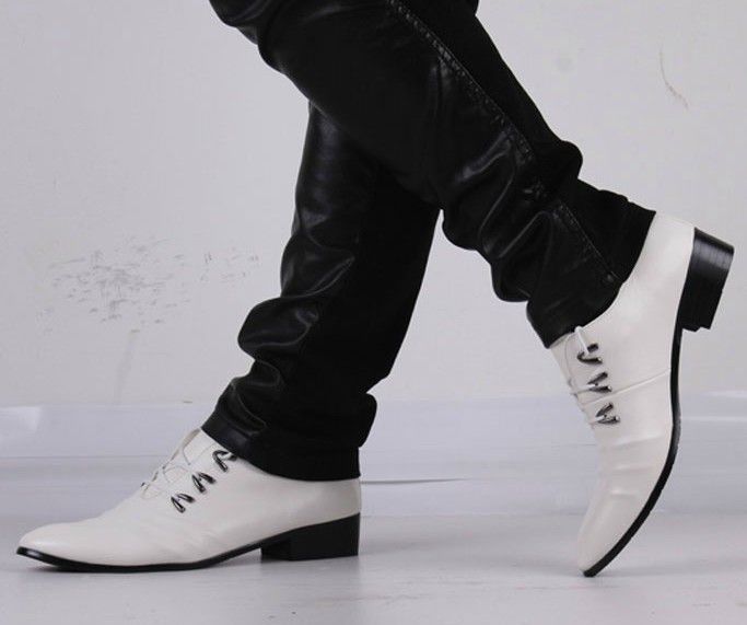 white business shoes