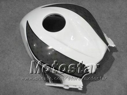 Injectieblokkers Kit voor Honda CBR600RR F5 2009 2010 2011 CBR 600 RR 09 10 11 WITTE BLACK Aangepaste FIERINGSET KK67