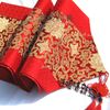 Unieke Chinese Knoop Tafel Runner Cover Doek Luxe Zijde Brocade Bruiloft Decoratie Tafelkleed Eettafel Pads Hoogwaardige Bedlopers