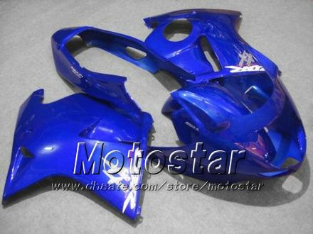 Carenagens de injeção 100% ajustadas para HONDA CBR1100 CBR1100XX CBR 1100XX 1997-2003 carenagem de motocicleta azul brilhante LL26