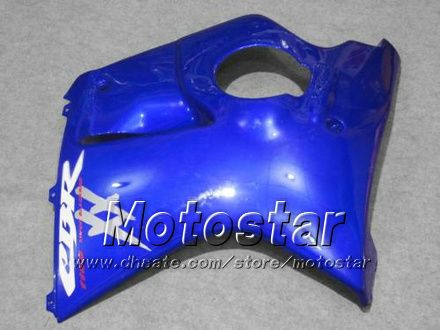 100% passande injektionsmässa för Honda CBR1100 CBR1100XX CBR 1100XX 1997-2003 Glossy Blue Motorcycl Fairing LL26