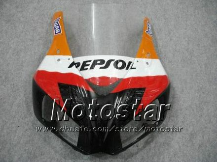 7 Gåvor Injektionsgjutning Motorcykel Fays för Honda CBR1000RR 06 07 CBR 1000RR 2006 2007 Orange Repsol Fairings Set LL38