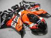 7 Geschenken Spuitgieten Motorfiets Kosten voor Honda CBR1000RR 06 07 CBR 1000RR 2006 2007 Orange Repsol Falings Set LL38