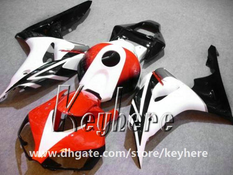 Gratis 7 gåvor Injektionsvaror för Honda CBR1000RR 2006 2007 CBR 1000RR 06 07 CBR1000 RR Fairings G3E Red White Black Motorcycle Parts